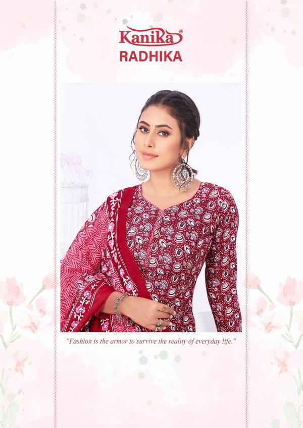 Kanika Radhika Vol 1 Cotton Designer Exclusive Kurti Pant With Dupatta